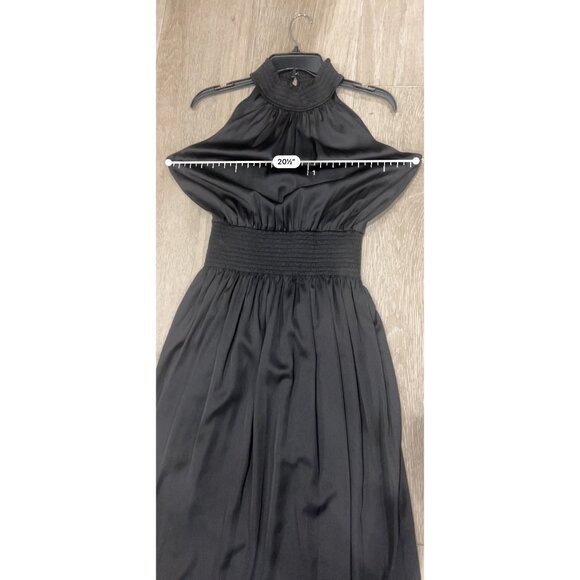 Ramy Brook Belle black Satin Hi/Low Midi Coctail Dress size S - Picture 7 of 10